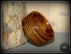 Bentwood Ring - Brazilian Brownheart Wood Ring handcrafted bentwood wooden rings wood wedding ring engagement
