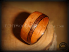 Bentwood Ring - Pau Ferro Wood - Santos Rosewood / Bolivian Rosewood Wooden Ring Classic Style handcrafted bentwood wooden rings wood wedding ring engagement