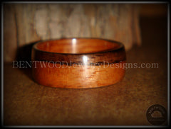 Bentwood Ring - Pau Ferro Wood - Santos Rosewood / Bolivian Rosewood Wooden Ring Classic Style handcrafted bentwood wooden rings wood wedding ring engagement