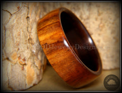 Bentwood Ring - Desert Ironwood on Ebony Core Wood Ring handcrafted bentwood wooden rings wood wedding ring engagement