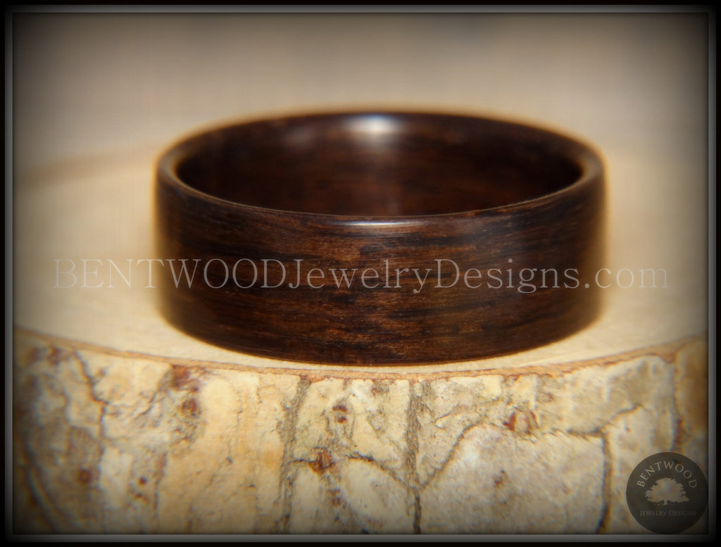 Bentwood Ring Ancient Medium Dark 6000 Year Old Bog Oak Dark Class Bentwood Jewelry Designs Custom Handcrafted Bentwood Wood Rings