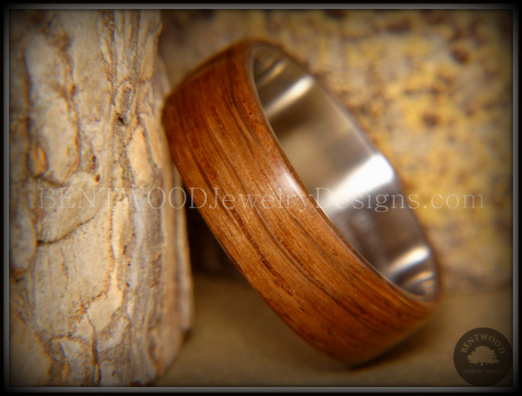 Bentwood Ring - "Ancient" 6000 Year Old Light Bog Oak on Titanium Core *** Limited Supply *** handcrafted bentwood wooden rings wood wedding ring engagement