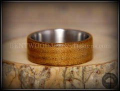 Bentwood Ring - "Preserved" Ancient Kauri on Titanium Core handcrafted bentwood wooden rings wood wedding ring engagement