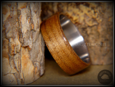Bentwood Ring - "Preserved" Ancient Kauri on Titanium Core