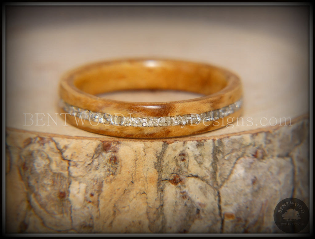 Kingwood & Olive Wood Ring With Abalone Guitar Strings, Wooden Rings, Mens Wood  Rings, Wooden Wedding Rings, Bent Wood Rings, Wooden Ring 