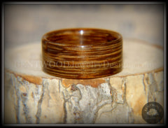 Bentwood Ring - Brazilian Brownheart Wood Ring handcrafted bentwood wooden rings wood wedding ring engagement