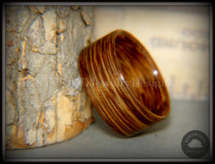 Bentwood Ring - Brazilian Brownheart Wood Ring handcrafted bentwood wooden rings wood wedding ring engagement