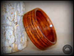 Bentwood Ring - Cocobolo Wooden Ring handcrafted bentwood wooden rings wood wedding ring engagement