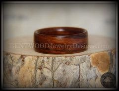 Bentwood Ring - "Classic Rose" S. American Rosewood Wood Ring handcrafted bentwood wooden rings wood wedding ring engagement