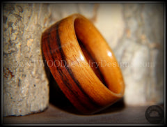 Bentwood Ring - Striped Kingwood Classic Handcrafted Durable and Unique Wood Ring handcrafted bentwood wooden rings wood wedding ring engagement