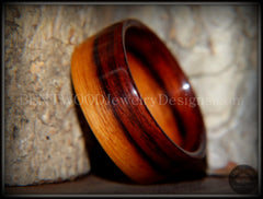 Bentwood Ring - Striped Kingwood Classic Handcrafted Durable and Unique Wood Ring handcrafted bentwood wooden rings wood wedding ring engagement