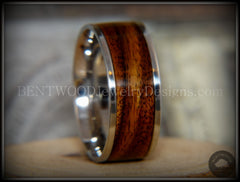 Bentwood Ring - E. Indian Rosewood Wood Ring with Surgical Grade Stainless Steel Comfort Fit Metal Core handcrafted bentwood wooden rings wood wedding ring engagement