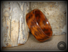 Bentwood Ring - Snakewood Classic Wood Ring   ------------  ***  Limited Supply  *** handcrafted bentwood wooden rings wood wedding ring engagement