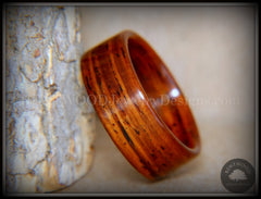 Bentwood Ring - Cocobolo Wooden Ring handcrafted bentwood wooden rings wood wedding ring engagement