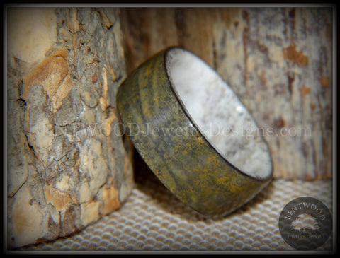 Bentwood Ring - "Metamorphic" Quartzite Stone Antler Core