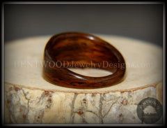 Bentwood Ring - "Wedge" Rosewood Classic handcrafted bentwood wooden rings wood wedding ring engagement