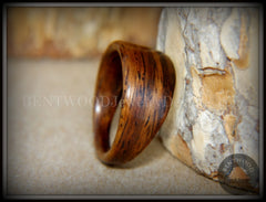 Bentwood Ring - "Wedge" Rosewood Classic handcrafted bentwood wooden rings wood wedding ring engagement