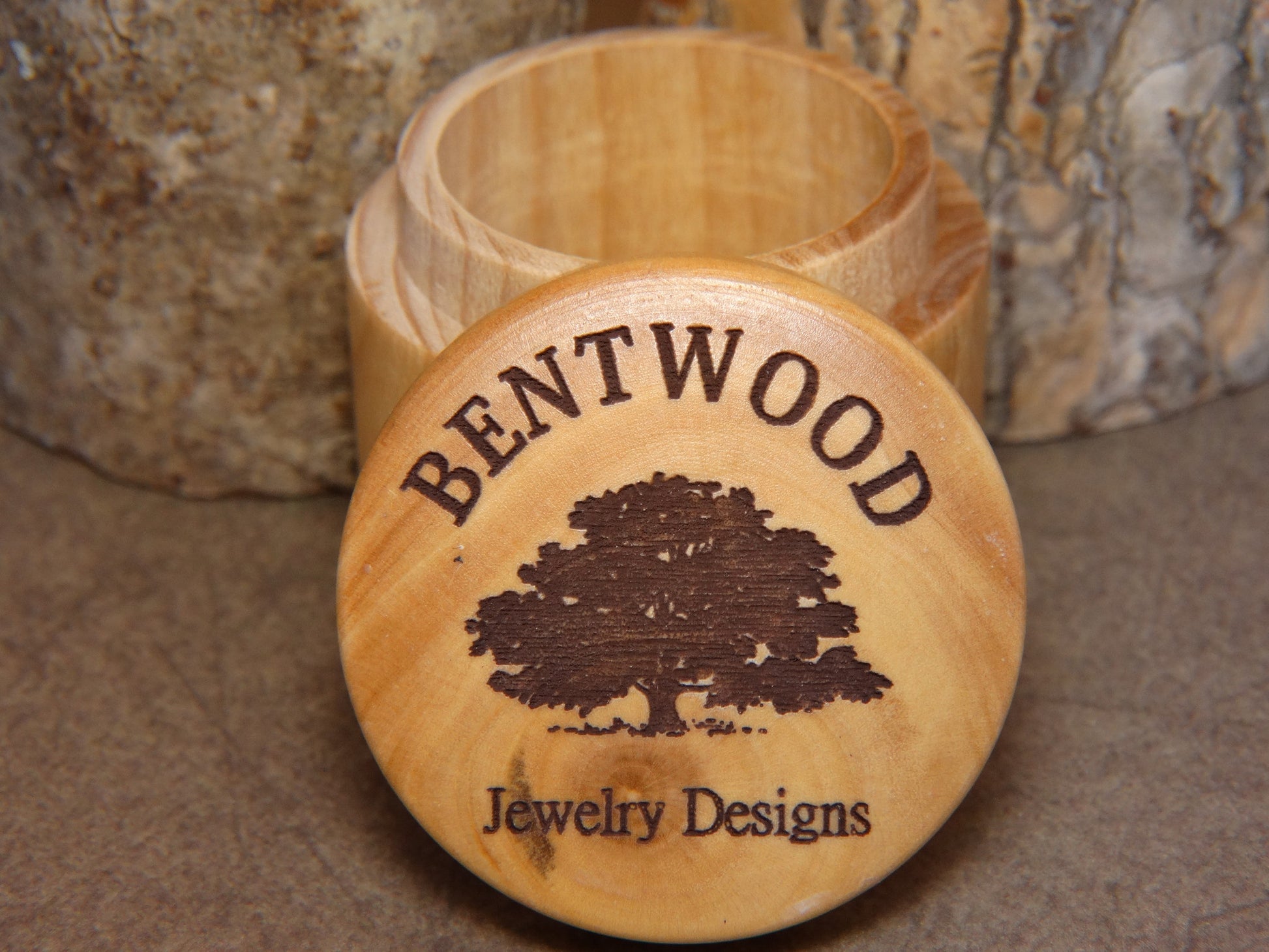 Bentwood Ring - Kingwood Wood Ring with Heavy Gauge Silver Electric Guitar String Inlay on Surgical Steel Core handcrafted bentwood wooden rings wood wedding ring engagement